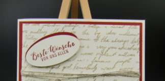 Klassische Hochzeitskarte