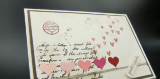 Vintage-Hochzeitskarte