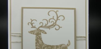 Hirschkarte zu Weihnachten