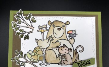 Colorieren mit dem Wassertankpinsel